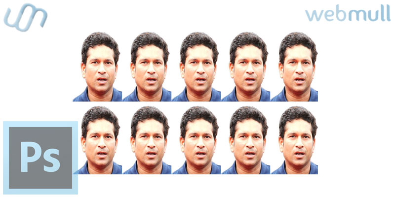 Photoshop : How to make a passport size photo pattern