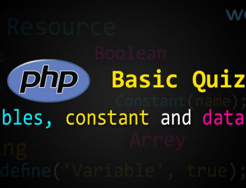PHP Basic Quiz questions for Variables, Constant and Data type