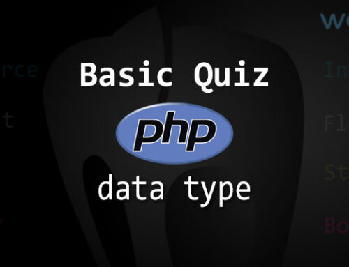 PHP Basics Quiz questions for Data Type